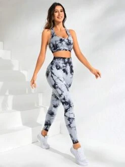 Tie Dye Racer Back Sports Set
