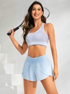 Ruched Waist Sports Shorts -Sculptive Wear 16892973913354d2bdcadbbd8d9a1129f883b5f3f6 thumbnail 405x552