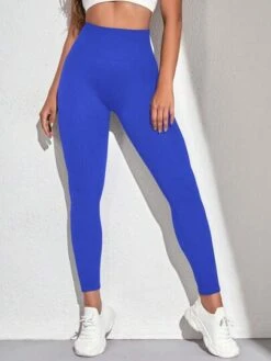 Solid Tummy Control Sports Leggings -Sculptive Wear 1689297962909e38e38454c670d0dbae3e4cad5a5a thumbnail 405x552