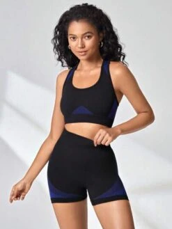Colorblock Racer Back Sports Set