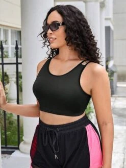 Plus Crisscross Backless Sports Bra -Sculptive Wear 1689417754867ff7288b99fb1d65a70e5b2a964241 thumbnail 405x552