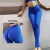 Women's Sports Hip Lifting V Waist Tummy Control Yoga Leggings Sports Bubble Textured Leggings