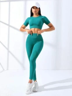 Solid Raglan Sleeve Sports Set -Sculptive Wear 1689682771266dc6930bec48f6f30a68b06534db39 thumbnail 405x552