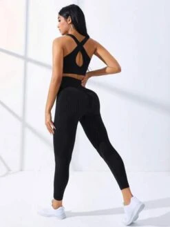 Crisscross Back Sports Set -Sculptive Wear 1689840120abd9cb982d2851a0b4eebe8b3451c7ed thumbnail 405x552