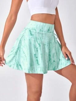 Tie Dye Knot Side Sports Skort -Sculptive Wear 16898461579d52f9a064342236e77ebf559566ffd4 thumbnail 405x552