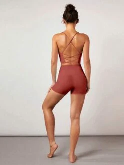 GLOWMODE FeatherFit™ Crisscross Back Sports Bra -Sculptive Wear 1689849638c123593bc6d1aba7957d79400f92a642 thumbnail 405x552