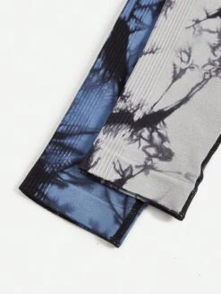 2pcs Tie Dye Wideband Waist Sports Leggings -Sculptive Wear 16901709055e7dde8e0def9331b547a33f721a461a thumbnail 405x552
