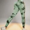 Tie Dye Ladder Cut Out Side Seamless Sports Leggings -Sculptive Wear 1690183402ab377d62552529fb420763c4492d77a6 thumbnail 405x552