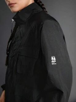 SHEIN In My Nature Women's Softshell Jacket With Multiple Pockets, Waterproof And Fashionable Loose Fit, Stand Collar, Adjustable Hem -Sculptive Wear 16902705584a658e3d0cb2fd2323dc579e634867e4 thumbnail 405x552