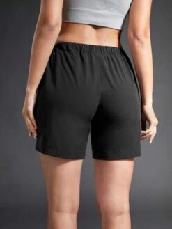 SHEIN In My Nature Women's Outdoor Waterproof Adjustable Waist Multi-pocket Fashion Shorts