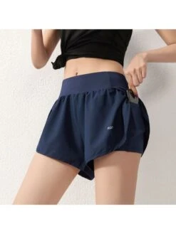 Summer Loose Sports Shorts Anti-light High Waist Fake Two Pieces Breathable Outer Wear Fitness Quick-drying Running Women's Shorts -Sculptive Wear 16902967922dce6ea8cf4e52daa0ad7104db2decdb square thumbnail 405x552
