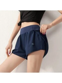 Summer Loose Sports Shorts Anti-light High Waist Fake Two Pieces Breathable Outer Wear Fitness Quick-drying Running Women's Shorts -Sculptive Wear 1690296792e63662ceb826380d6a6ccedcdb39374f square thumbnail 405x552