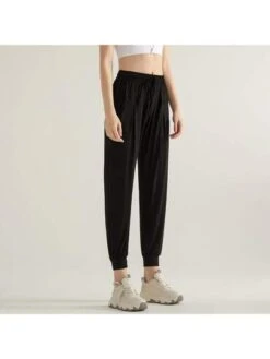 Women's Quick Dry High Waist Joggers With Elastic Cuffs, Pocket And For Yoga/running/fitness/leisure -Sculptive Wear 169033608069eb8e783a49a8d9a24fbe98146483f7 square thumbnail 405x552