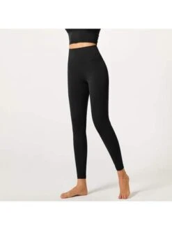 Summer Yoga Leggings For Women, Smooth And Naked Sensation, High Waist Tummy Control, Seamless Workout Gym Pants