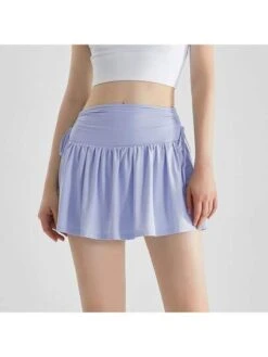 Summer Yoga Skort With Drawstring And Ruched Detail, Quick Drying And Cool, Women's Tennis Skirt With Elastic Shorts -Sculptive Wear 1690339826c1d6360e99ba4432bdeeec59b3797468 square thumbnail 405x552