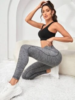 High Stretch Phone Pocket Side Sports Leggings -Sculptive Wear 16903671039e04521df8335ea860b5a07b251ba5f5 thumbnail 405x552