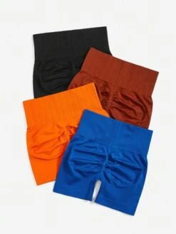 4pcs Wideband Waist Seamless Sports Shorts -Sculptive Wear 1690423807c5d2e28476c7511d03a5af337dab4169 thumbnail 405x552