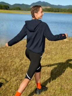 SHEIN In My Nature Urban Outdoor Water-resistant Color Blocking Jacket With Adjustable Strap