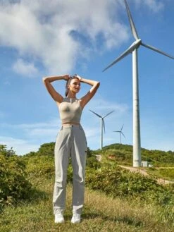 SHEIN In My Nature Women's Outdoor Urban Hiking Commute Sports And Leisure Stretchy Comfortable Long Pants -Sculptive Wear 1690441135746668ce62a2014c836800d8c54a70ce thumbnail 405x552