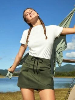 SHEIN In My Nature City Outdoor American Workwear Pocket A-line Hiking Skirt For Outdoor Activities And Commuting -Sculptive Wear 1690441165014122c0b277064d4fceb9b4ca4a9cf8 thumbnail 405x552