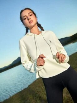 SHEIN In My Nature Women's Thick Outdoor Sports Hiking Hoodie With Big Pockets, Fashionable Style -Sculptive Wear 1690442826d67ef6ff1589be97d148f187325c29ac thumbnail 405x552
