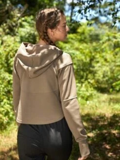 SHEIN In My Nature Women's Heavyweight Hoodie With Reflective Print, Great For Outdoor Activities