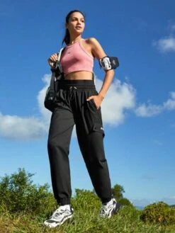 SHEIN In My Nature Women's Outdoor Urban Commute Workwear Trousers With Dual High Waists, Suitable For Hiking And Walking -Sculptive Wear 1690514481836e00aacbd5c6511614e1435a021277 thumbnail 405x552