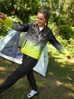 SHEIN In My Nature Urban Outdoor Gradient Water-resistant Short Jacket -Sculptive Wear 1690525146702dde6d6d74673ad7240e7dee57fcc8 thumbnail 405x552