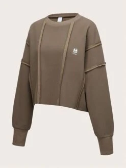 SHEIN In My Nature Women's Heavyweight Oversize Hiking, Workout, Commuting Hoodie With Contrast Stitching -Sculptive Wear 1690526574acd75782b97e079f585cfd4cb8ed87d9 thumbnail 405x552