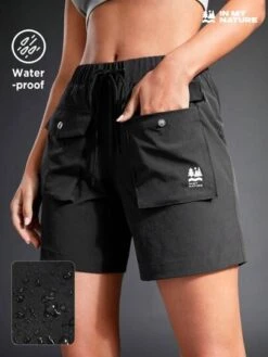 SHEIN In My Nature Women's Outdoor Waterproof Adjustable Waist Multi-pocket Fashion Shorts -Sculptive Wear 1690531030ed7e9ef13faafff72b047e328a65e312 thumbnail 405x552