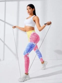 Leopard Print Wideband Waist Seamless Sports Leggings -Sculptive Wear 1690698841bbb1b25a76d2e5e836f3c040e806c97a thumbnail 405x552