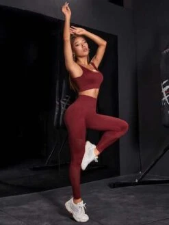 Seamless High Stretch Sports Bra With Leggings Sports Set -Sculptive Wear 1690772757603ef616d960b225606695254099e25a thumbnail 405x552