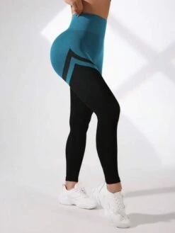 Two Tone Tummy Control Sports Leggings -Sculptive Wear 169088174190d4c8b768446e5c7d26a9dc6504b7d3 thumbnail 405x552