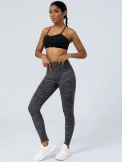 Women's High Waist Printed Yoga Leggings With Peach Butt Design For Running, Fitness & Workout -Sculptive Wear 1690884912b4d5d321953b5211c415d051849278fa thumbnail 405x552