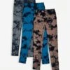 3pcs Tie Dye Wireless High Stretch Sports Leggings -Sculptive Wear 16909454756d263e3e171ddf335ab5474b2e4974fe thumbnail 405x552