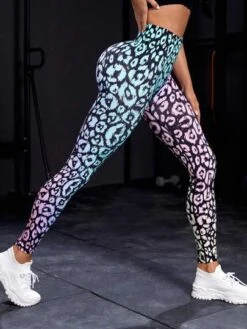 Leopard Print Tummy Control Sports Leggings -Sculptive Wear 1690961724d3327dcb1c7d9bde674a45e1ec209b45 thumbnail 405x552