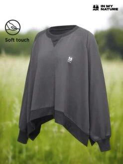 SHEIN In My Nature Women's Outdoor Super Oversized Comfortable Soft Stylish Sweatshirt -Sculptive Wear 16909751011252c0fc8c692f65c2d0c613fa3e90e6 thumbnail 405x552