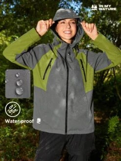 SHEIN In My Nature Urban Outdoor Water Repellent Jacket With Colorblock Front Chest, Functional Features -Sculptive Wear 16910596221ff1fdccf52ec164eecdd4f69757df80 thumbnail 405x552