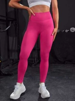Solid Tummy Control Sports Leggings -Sculptive Wear 1691061341a6db6f5de88cd9b73c478d06116718df thumbnail 405x552