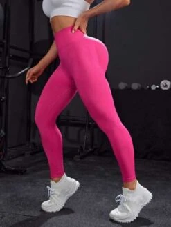 Solid Tummy Control Sports Leggings -Sculptive Wear 169106134476eda64d5fbb990895efb35b6d6d8ef4 thumbnail 405x552