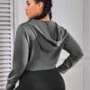 Plus Wrap Drawstring Crop Hoodie -Sculptive Wear 1691064487ac2299e0d03623a0541d7bc105b1f4ba thumbnail 405x552