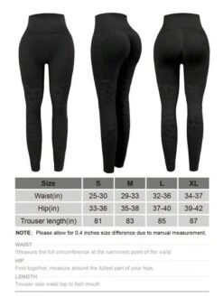 2pcs Wide Waistband Sports Leggings -Sculptive Wear 1691160555690706c0546f05b57296415ea13e8586 thumbnail 405x552