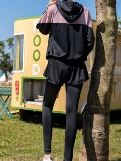 Academia Style Yoga Clothes Outdoor Sports Anti-uv Running Suit