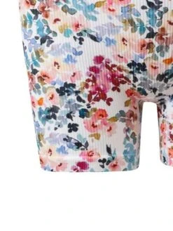 Floral Print Racer Back Sports Set -Sculptive Wear 1691457452fc199f60d0cefebfba6411b7c8fedf81 thumbnail 405x552