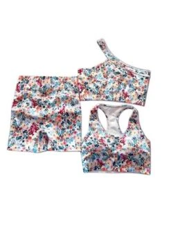 Floral Print Racer Back Sports Set -Sculptive Wear 16914574543b12f13fcf25da74d051cbcc66bf21eb thumbnail 405x552