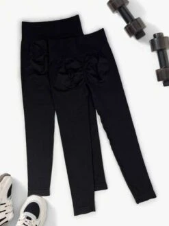 2pcs Solid Wideband Waist Sports Leggings -Sculptive Wear 169148894784db7ec96a593493f439522a068b17eb thumbnail 405x552