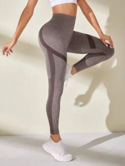 Seamless High Stretch Wide Waistband Sports Leggings -Sculptive Wear 169150526672b3a7fdf73ca6859e1df52dba407d18 thumbnail 405x552