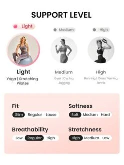 SHEIN Leisure Seamless Wide Waistband Sports Leggings -Sculptive Wear 1691669205d44c30b7ff220c476d28165fae03a148 thumbnail 405x552