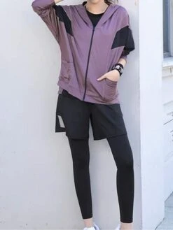Vintage College Style Outdoor Street Running Sports Suit -Sculptive Wear 1691683274fc0bd0ed92cd0d896781441117a51149 thumbnail 405x552