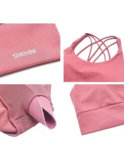 Dark Pink Wide Hem Double Sided Beauty Back Sports Bra -Sculptive Wear 169182320049da1ba617ab62299b33ccbf33418c06 thumbnail 405x552